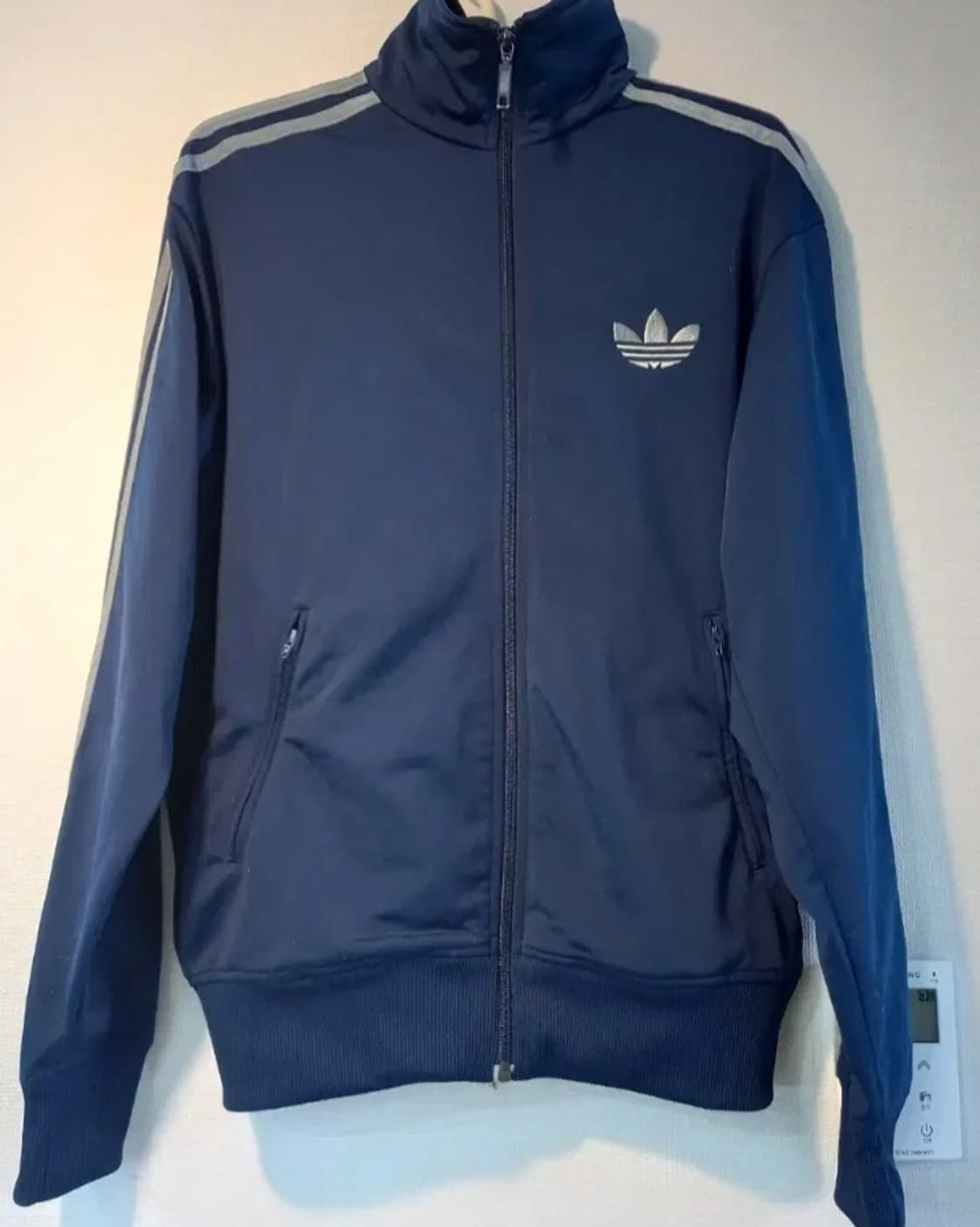 아다다스 파이어버드 네이비 실버 트랙탑 저지 져지집업 95 상품이미지1