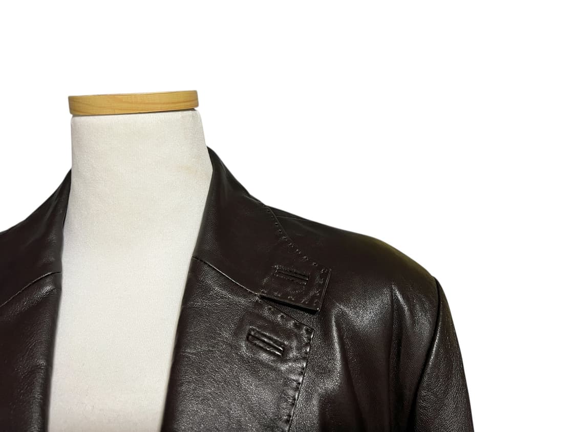 TUVALU (FABRIC MADE ITALY) 리얼 사슴가죽쟈켓 상품이미지4