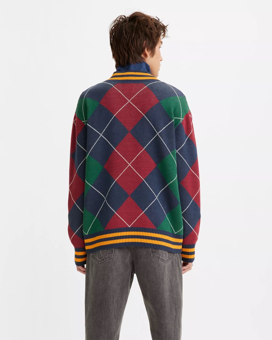 리바이스 스테이루즈 브이넥 스웨터 XL 새 상품 판매합니다. 상품이미지4