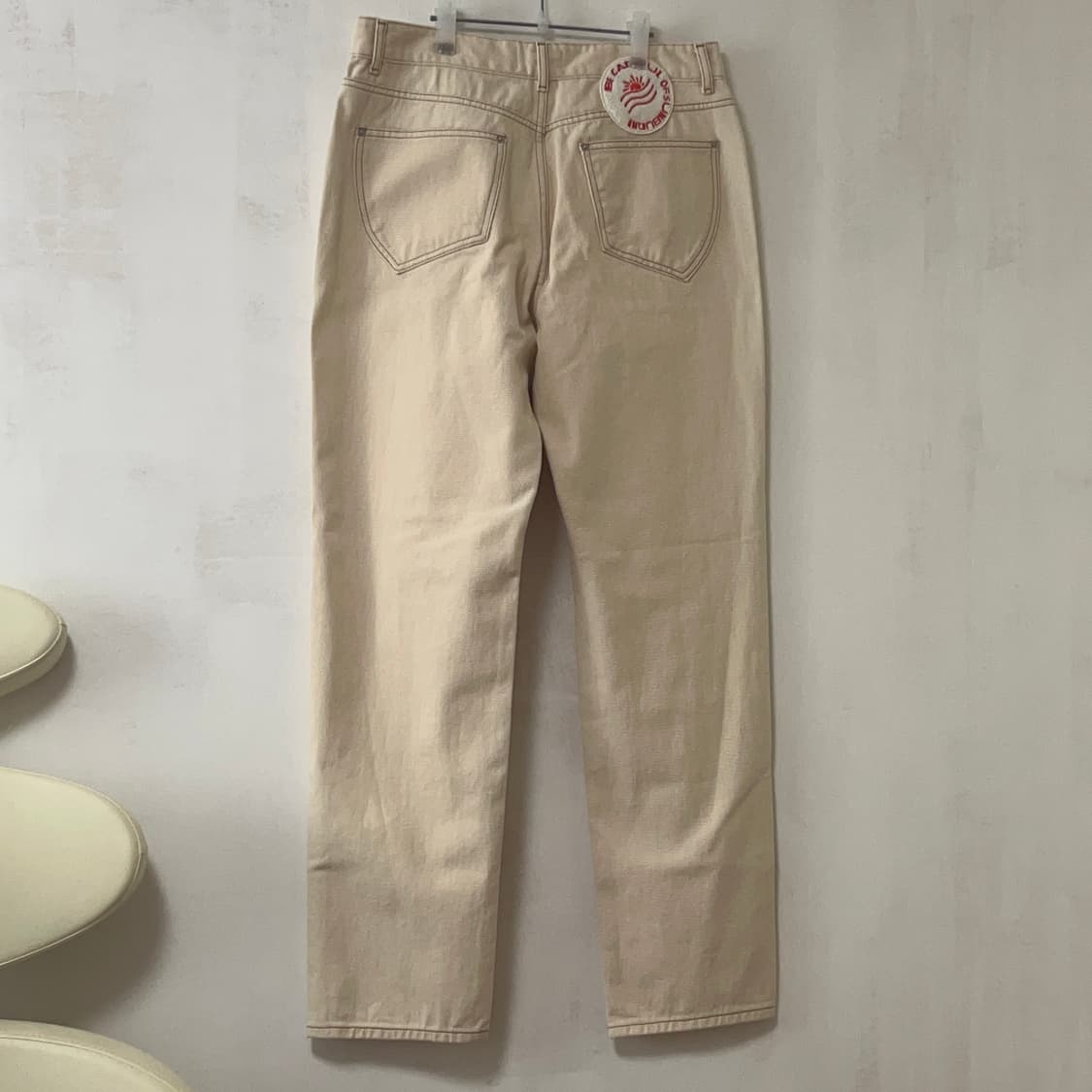 기준 kijun 바지 크림 XL - 새제품 상품이미지5