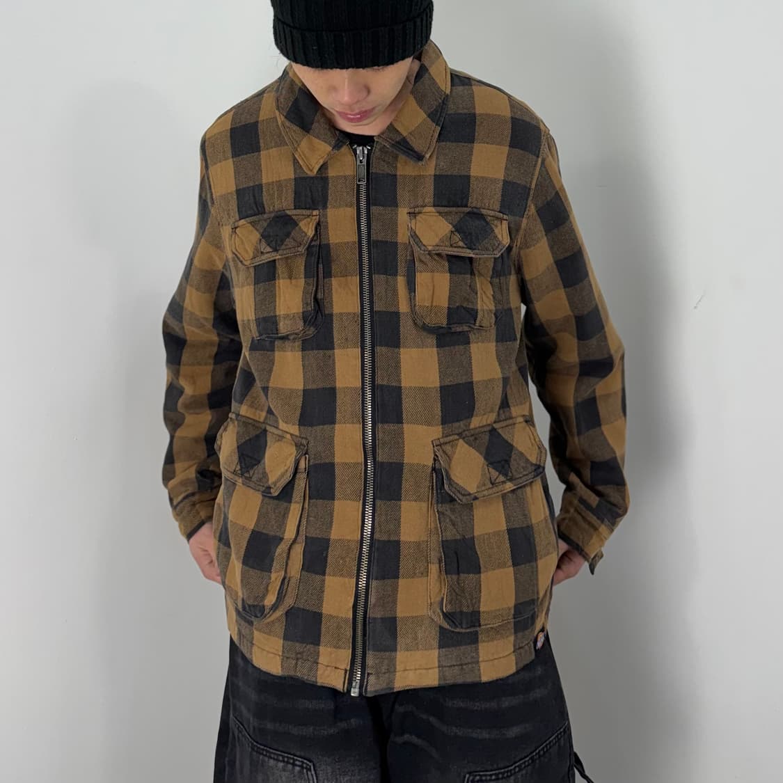 00’s Dickies Check Flannel Jacket 상품이미지2