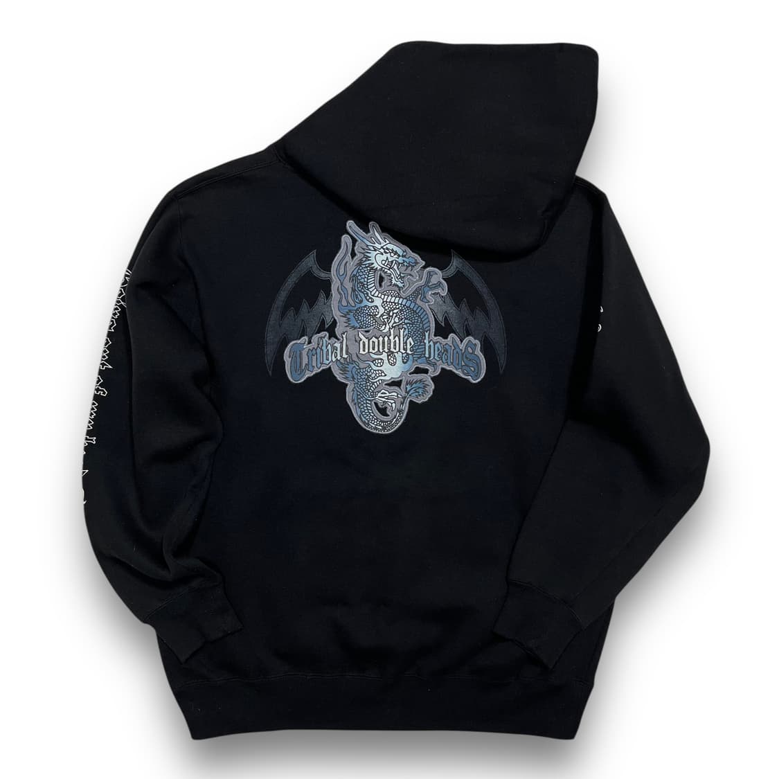 펑크 SWEET - ORR 드래곤 레터링 아트 다크 후디 상품이미지1