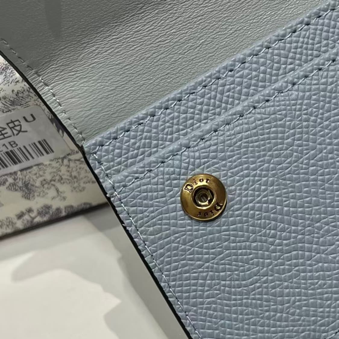 디올 새들 플랩 카드 홀더 그레이 디올 오블리크 자카드
 상품이미지6