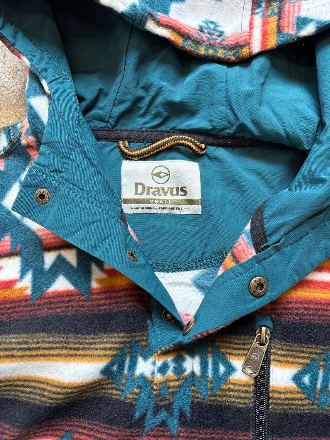 Dravus 나바호 패턴 후드 플리스 풀오버 상품이미지5