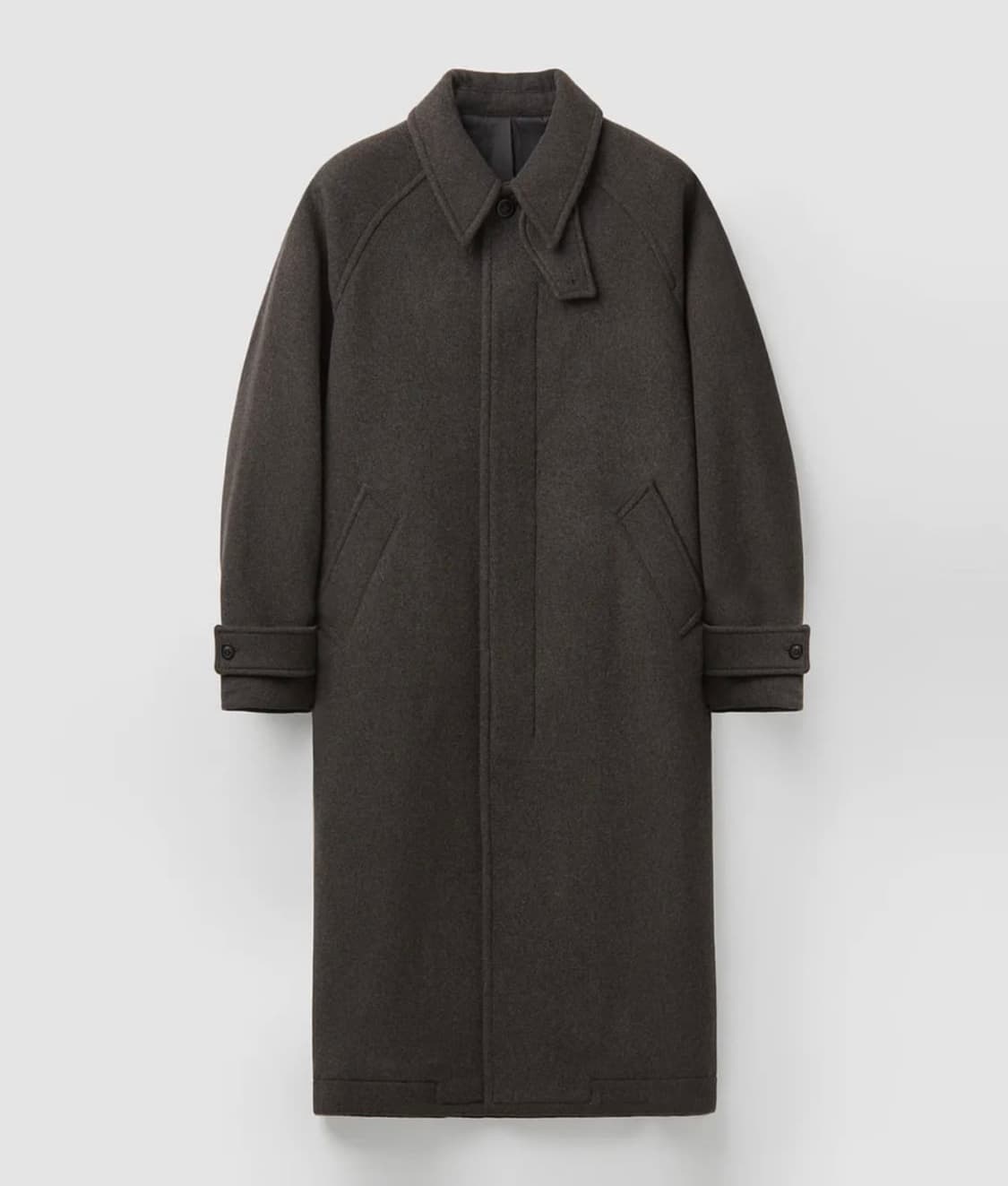 쿠어 벨란디 캐시미어 발마칸 코트 신더그레이 M 상품이미지1