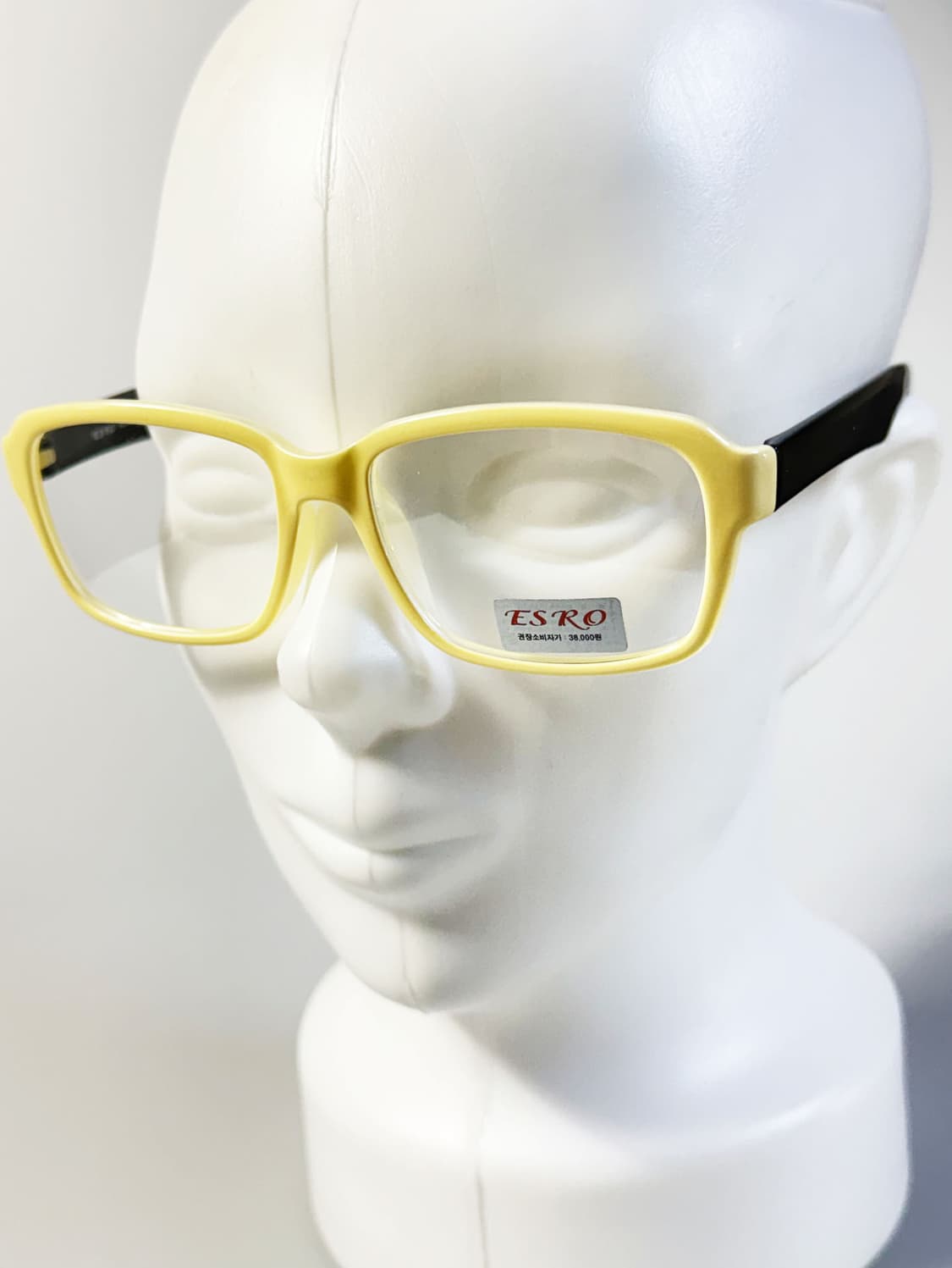 ESRO 아이보리&블랙 뿔테 스퀘어 빈티지 안경 상품이미지8