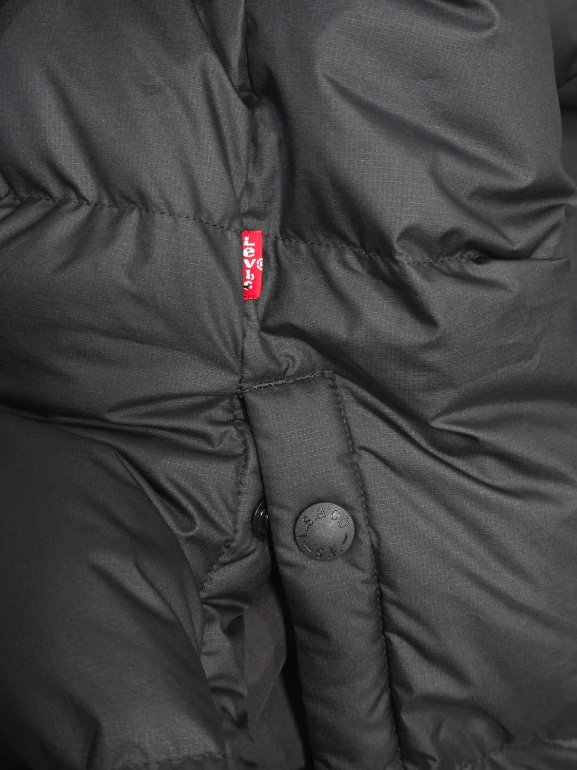 리바이스 구스 투웨이 지퍼  롱패딩 L 상품이미지4