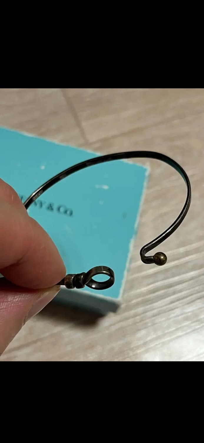 빈티지 티파니 후크아이 뱅글 커플 상품이미지5