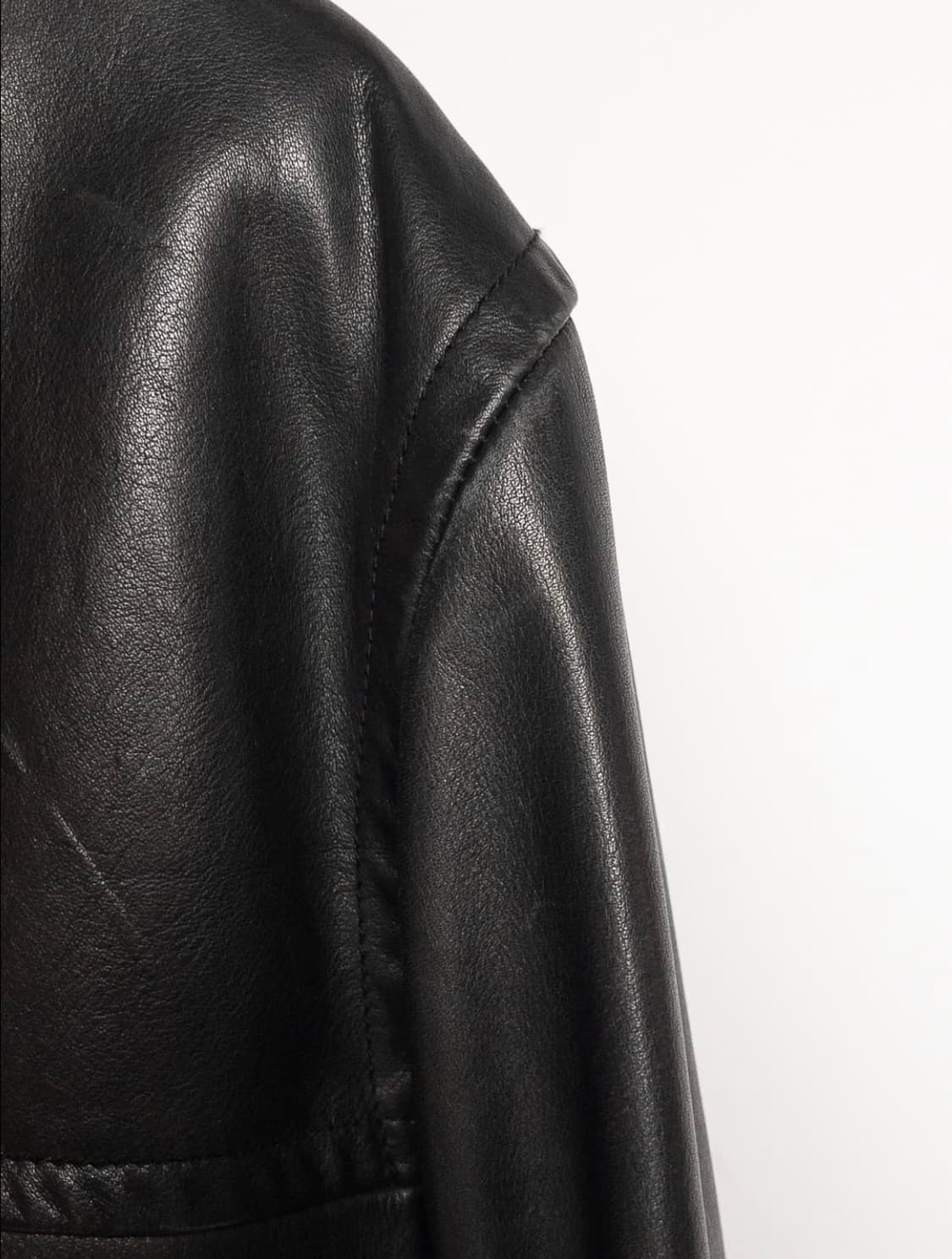 올드갭 레더 카코트 블랙 L 상품이미지9