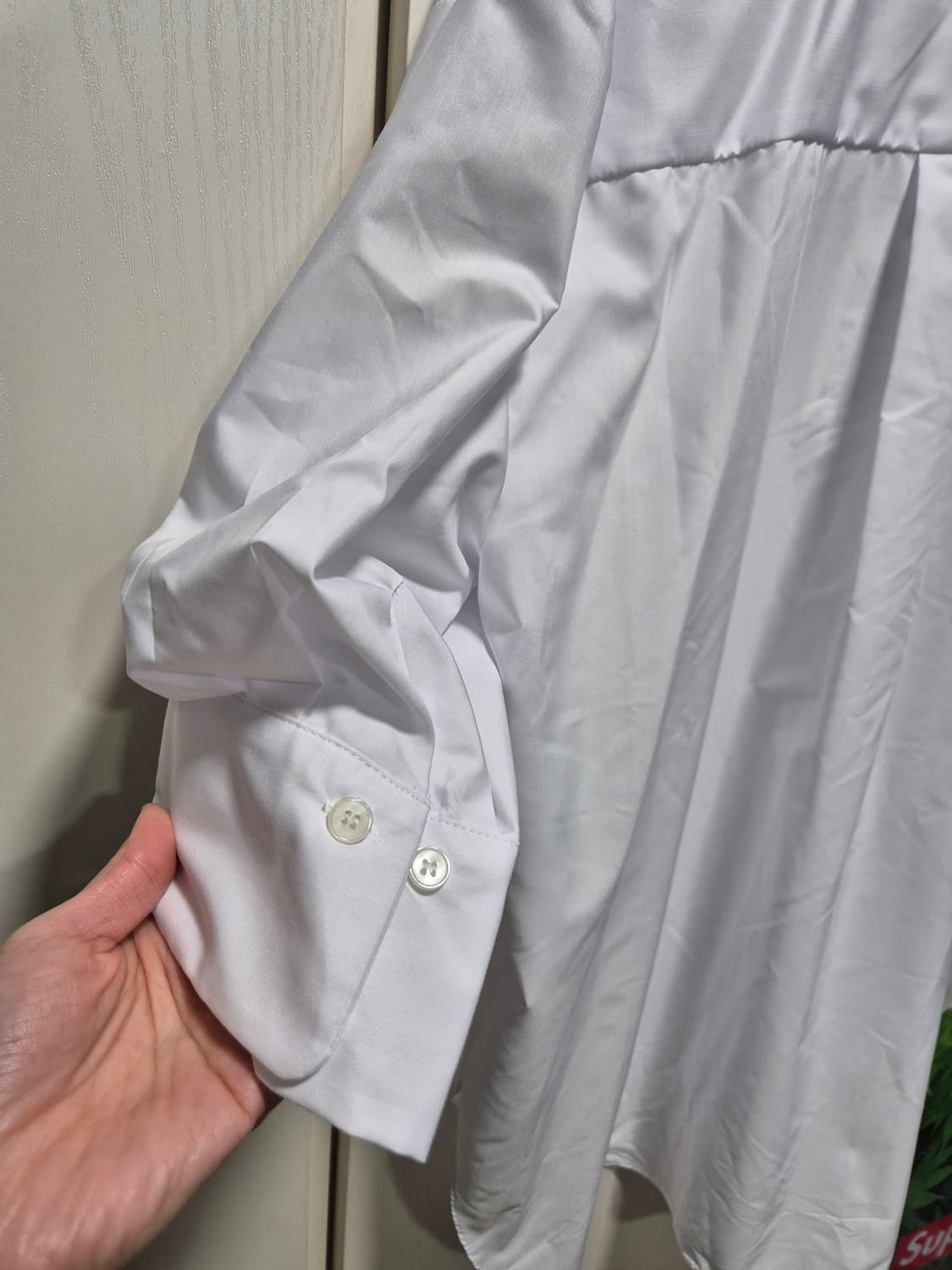 (세일)(새상품)VTG 화이트 셔츠 블라우스 상품이미지6