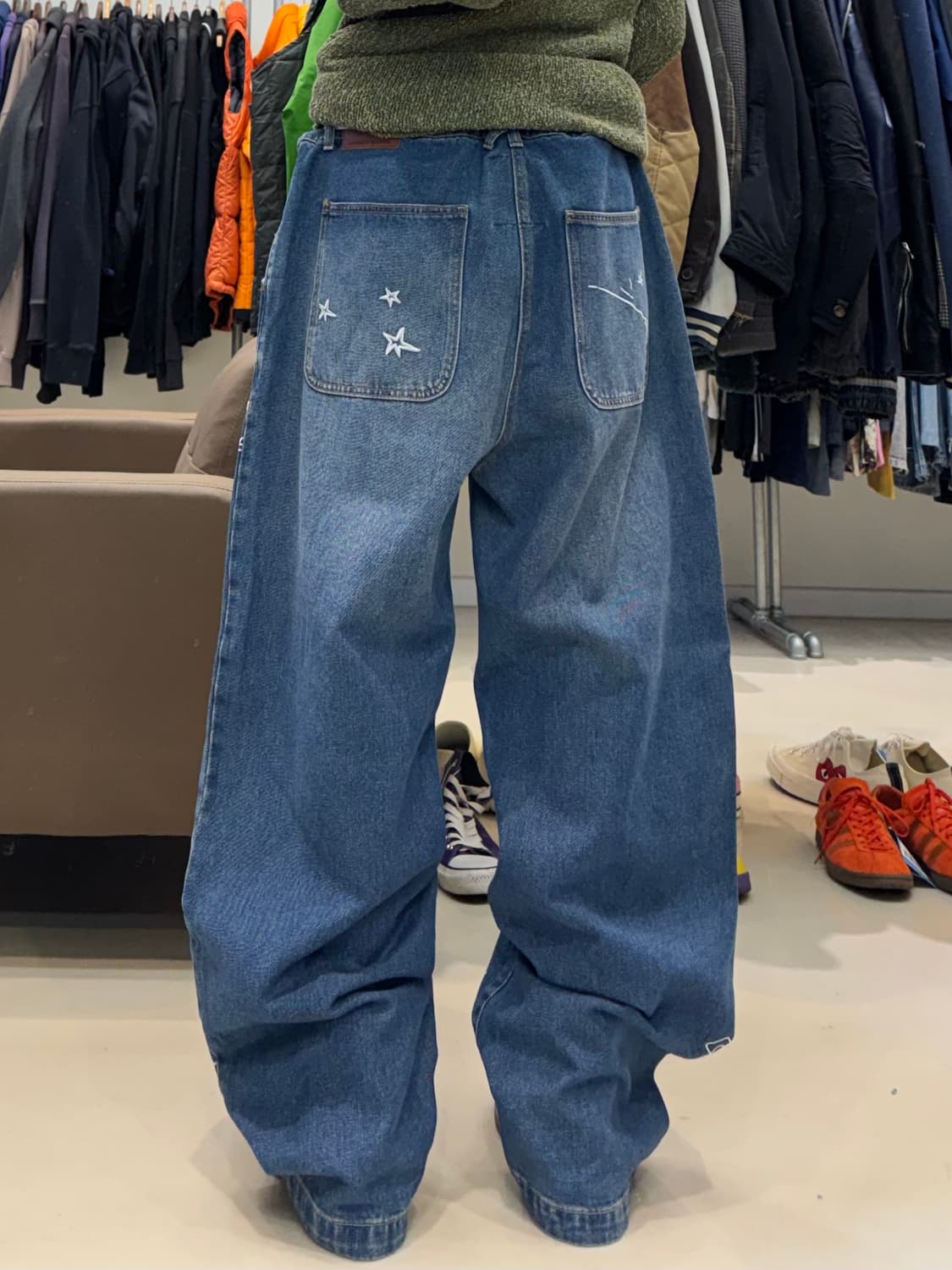 키드슈퍼스튜디오 자수 그래픽 데님팬츠 상품이미지6