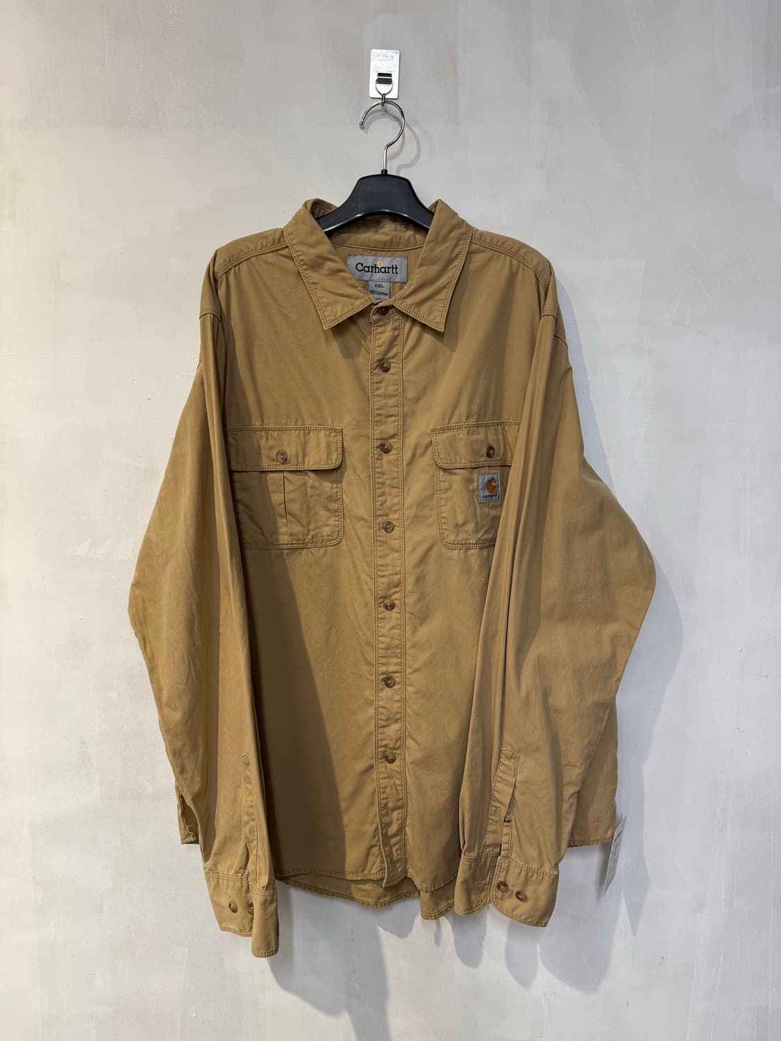 칼하트 베이지 긴팔셔츠 상품이미지1