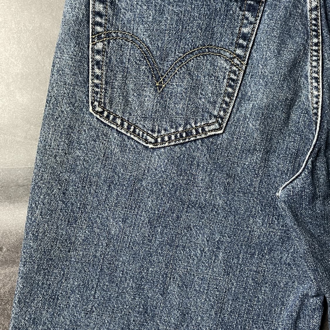 LEVI'S 00s 리바이스550 중청 데님 하프팬츠 A01171 상품이미지9