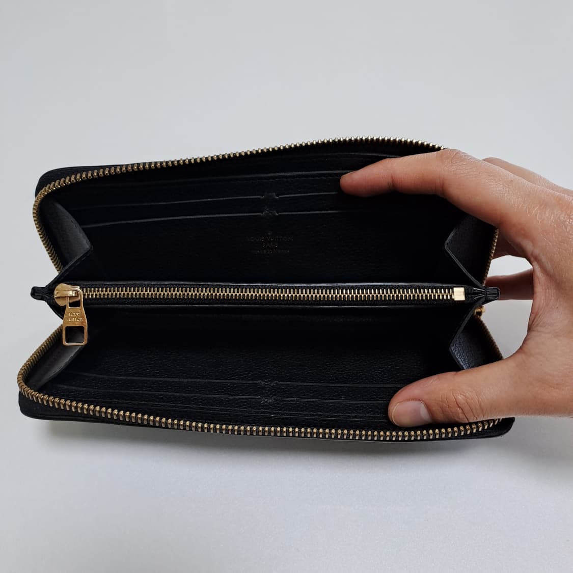 [100%/정품] 루이비통 앙프렝뜨 클레망스 장지갑 블랙, 루이비통지갑 상품이미지5