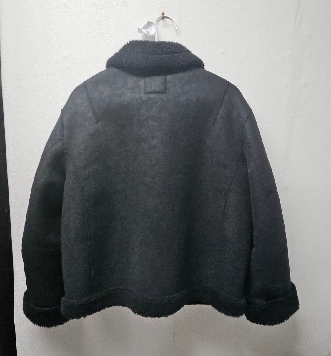 자라 블랙 무스탕 자켓 M 상품이미지3