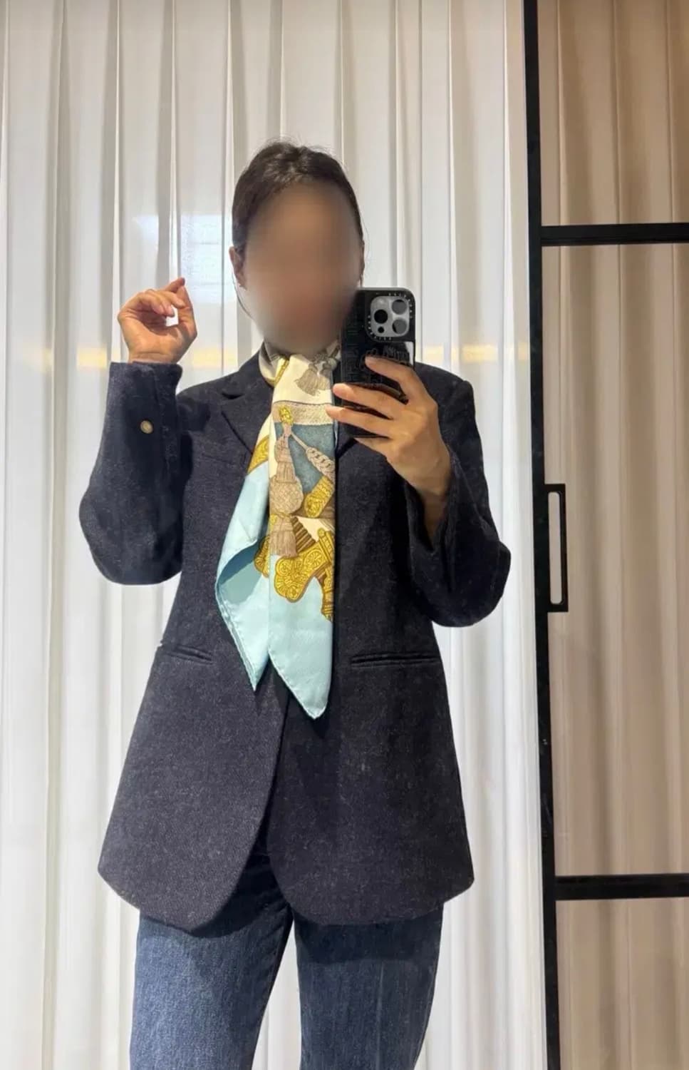 에르메스 실크 스카프 까레 90 GRAND UNIFORME 상품이미지4