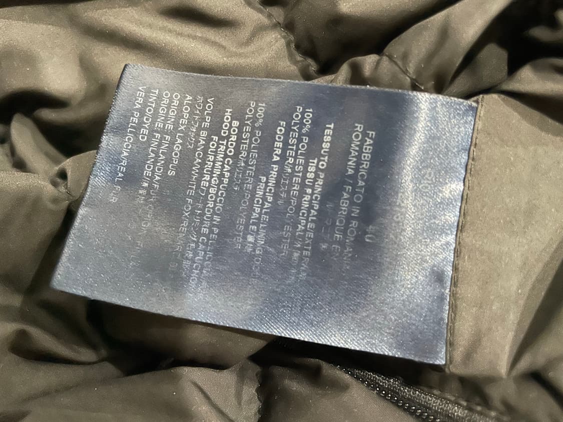 에르노 여성 폭스퍼 패딩 블랙 40 정품 상품이미지6