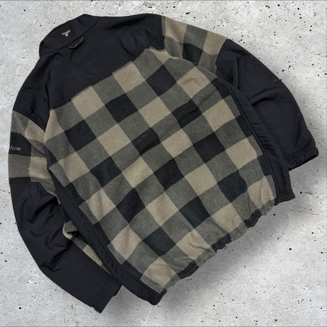 [XL] 컬럼비아 티타늄 체크 플리스 자켓 블랙 C266 상품이미지2