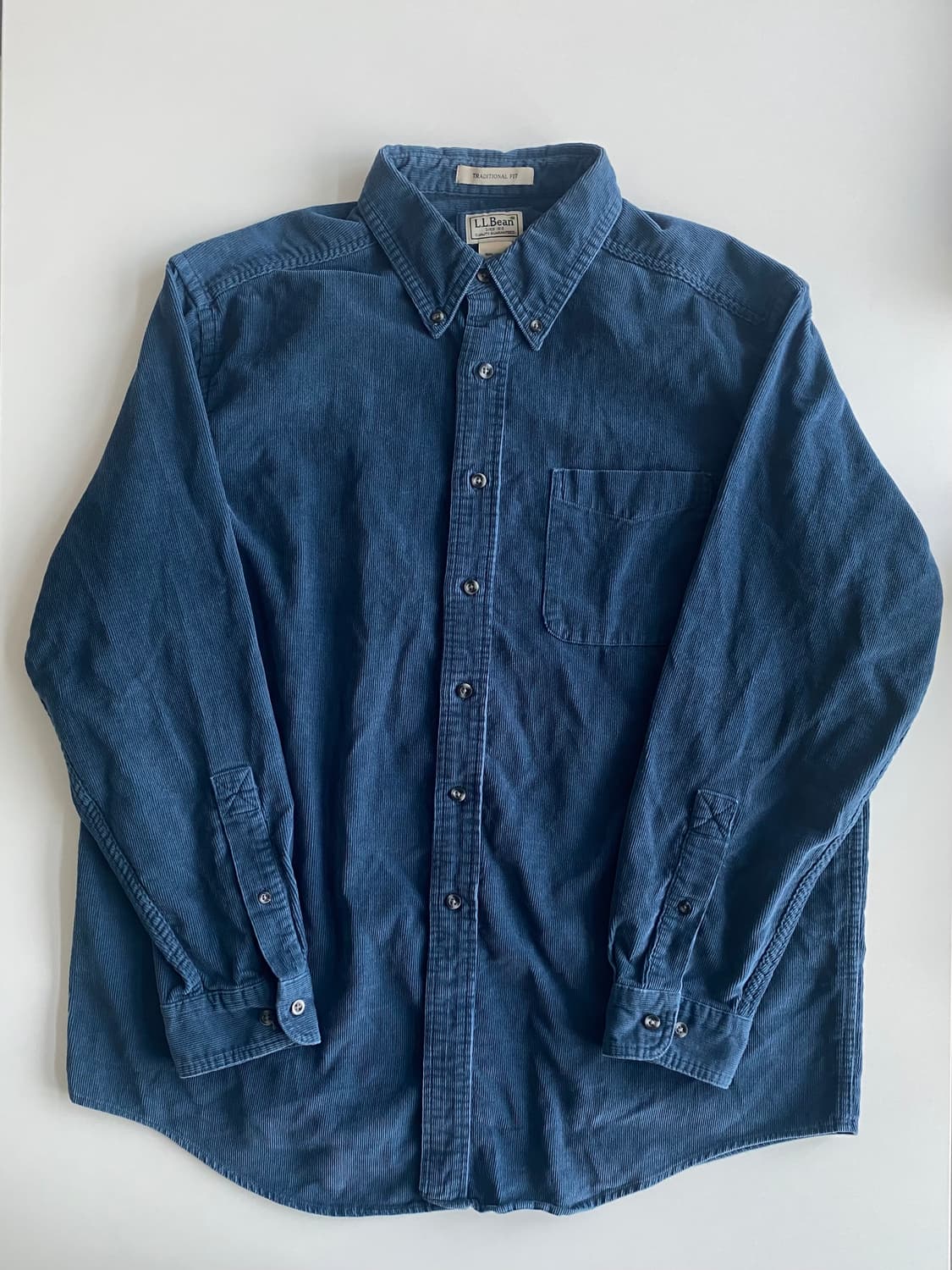 LLBean 엘엘빈 코듀로이 셔츠 블루 상품이미지1