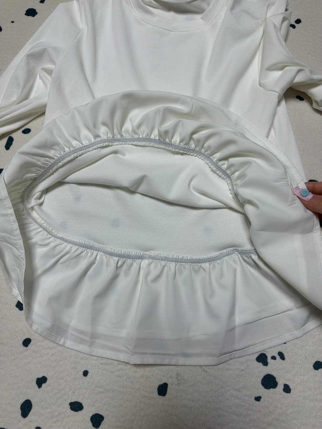 쉬인 레이어드용 프릴 긴팔티 상품이미지6