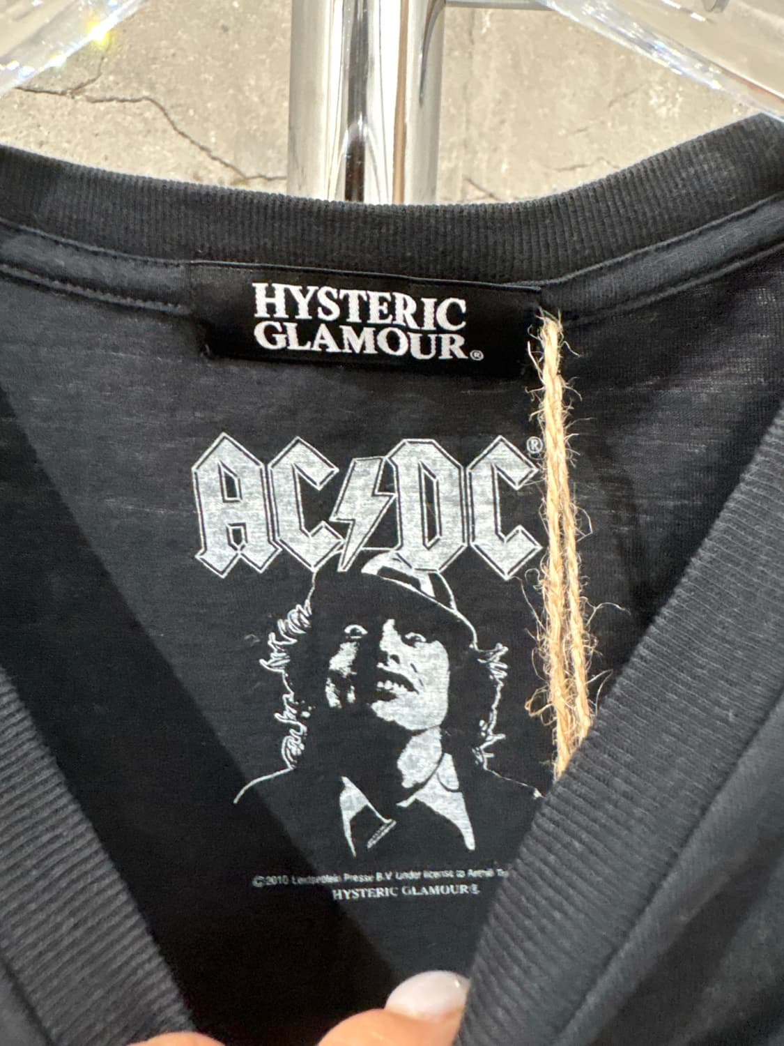 히스테릭 글래머 AC/DC 티셔츠 상품이미지5
