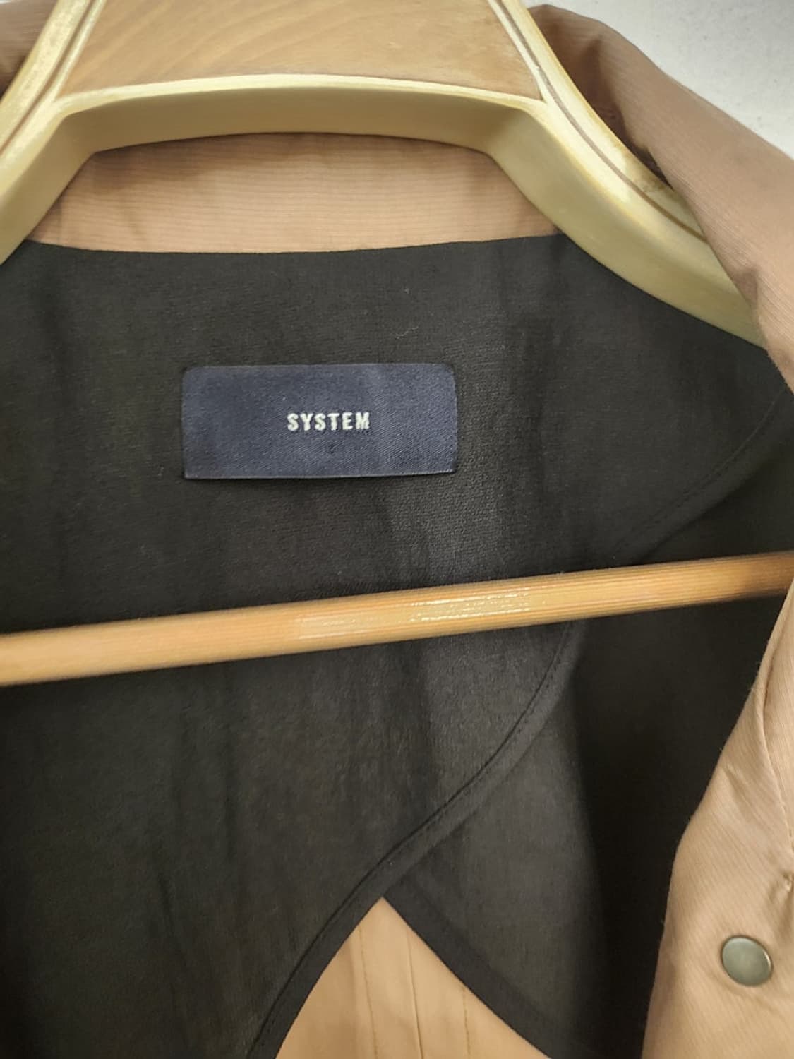 시스템 춘추 코트 상품이미지3