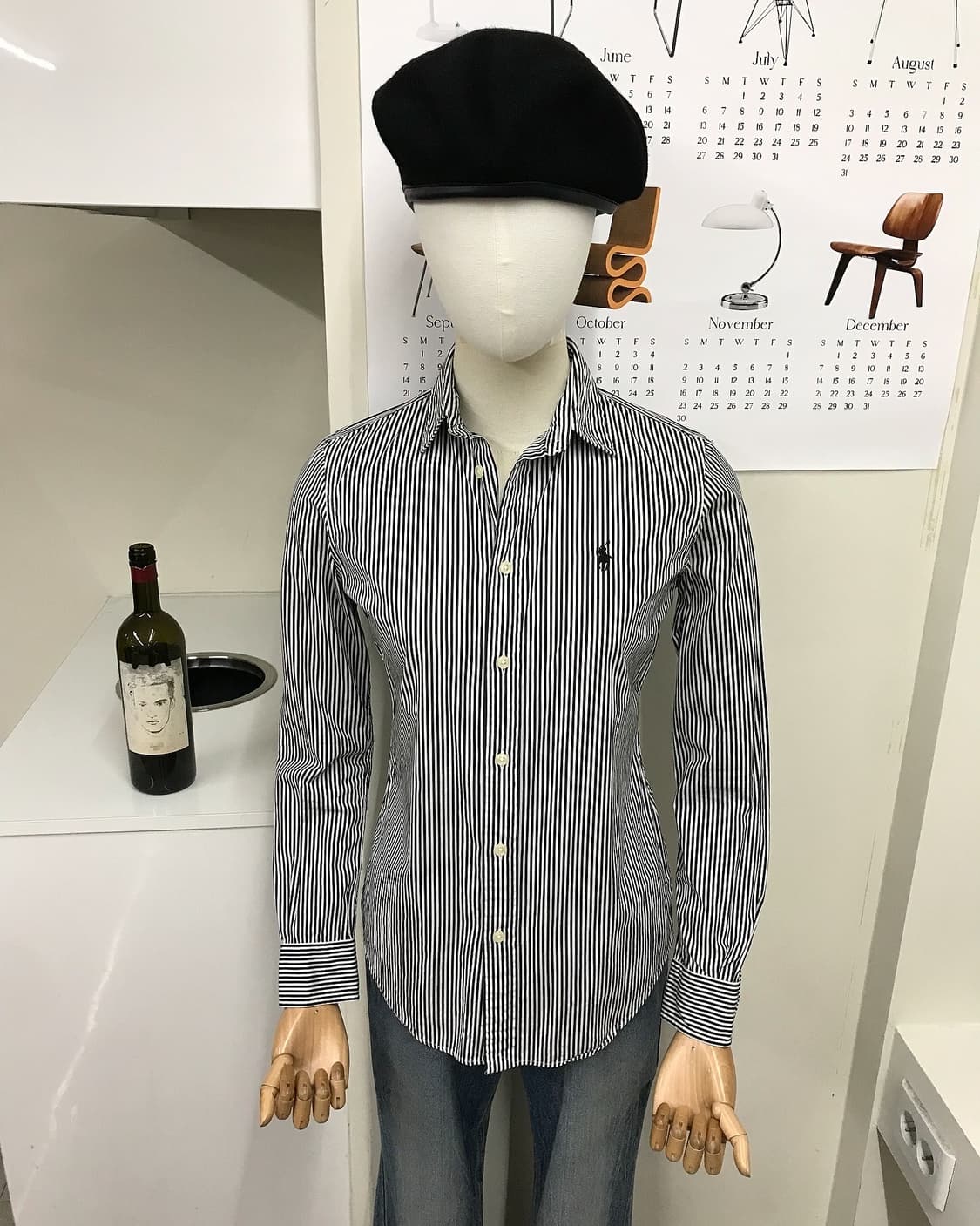 폴로 블랙 스트라이프 셔츠 상품이미지8