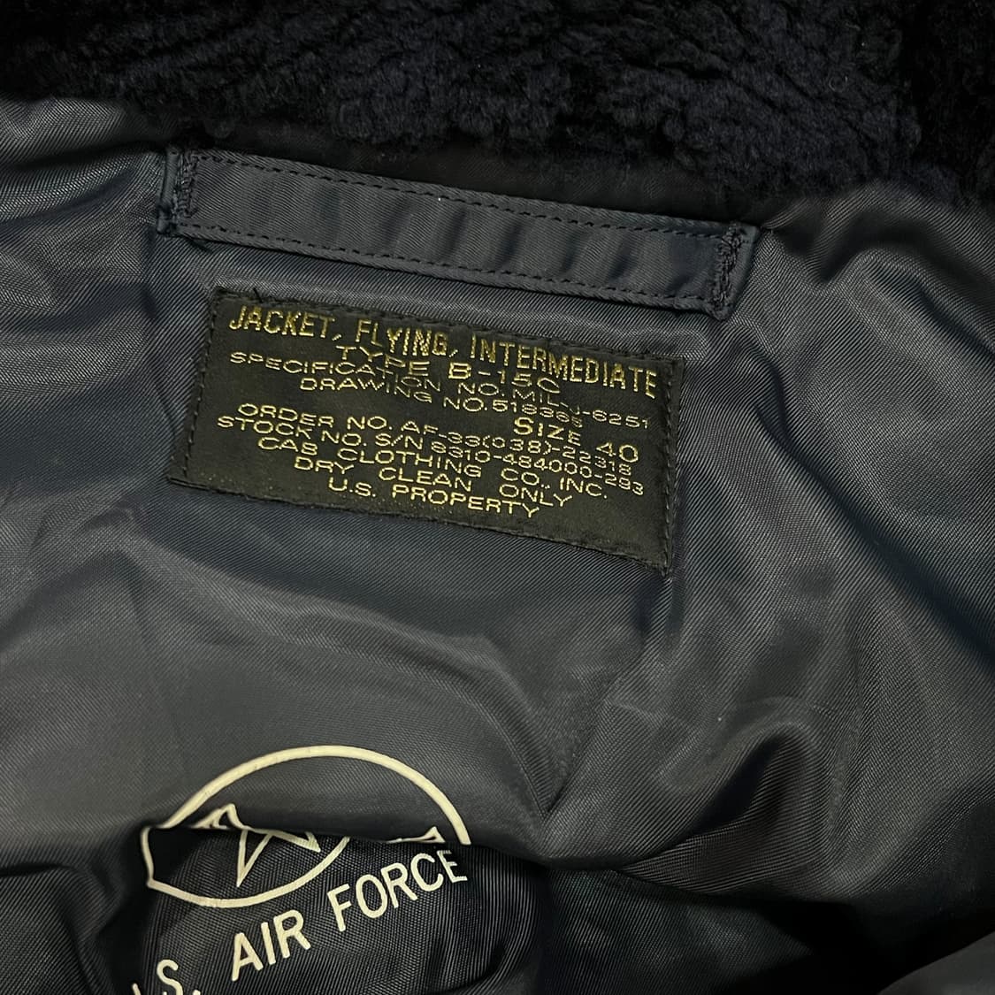  캡클로딩 에어포스 b15 점퍼 y14229 상품이미지7