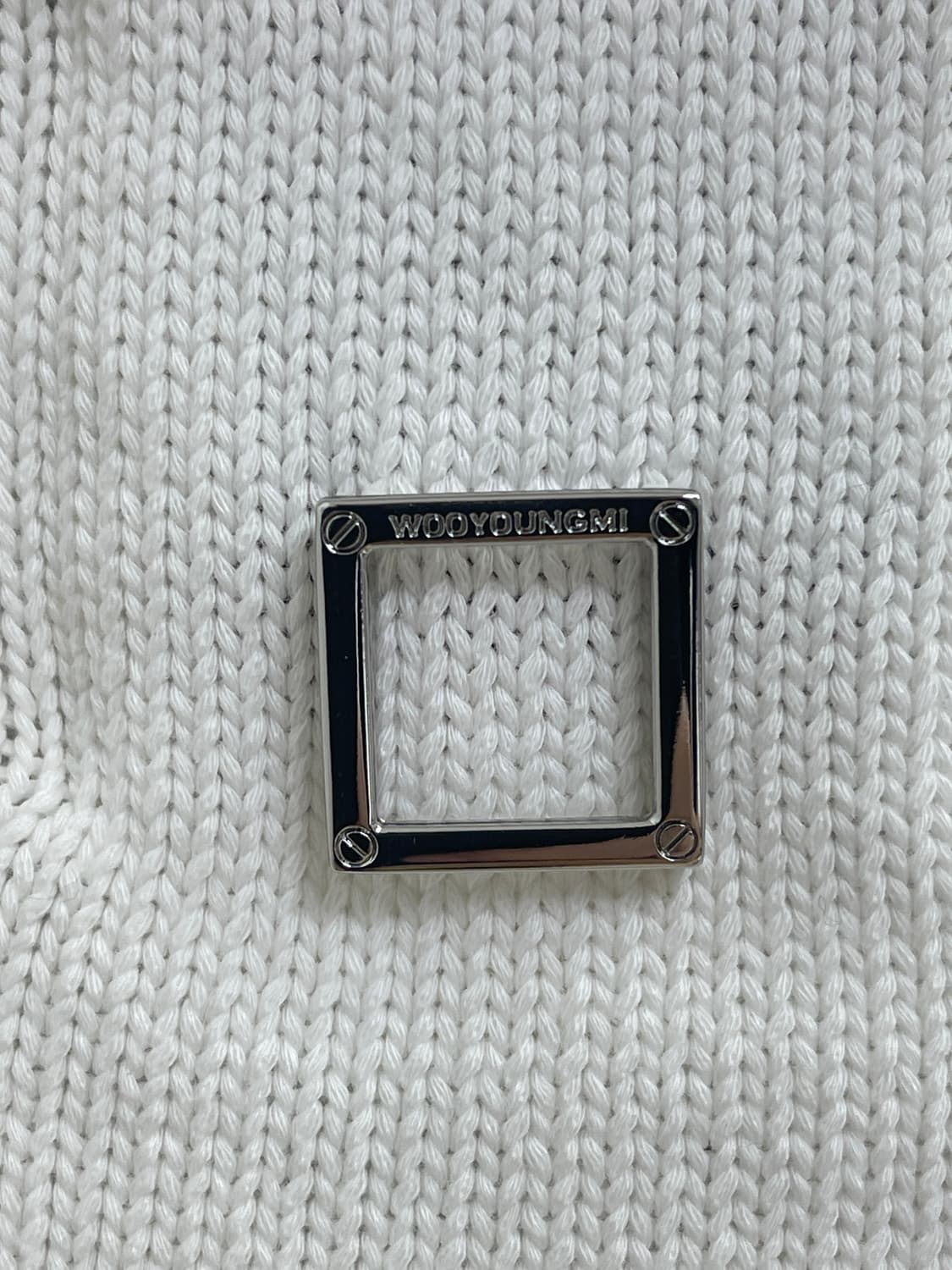 새상품 우영미 넷팅 집업 가디건 24fw 48 사이즈 상품이미지7