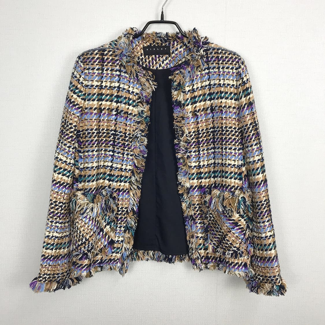 시슬리 트위드 자켓 여성55 상품이미지1