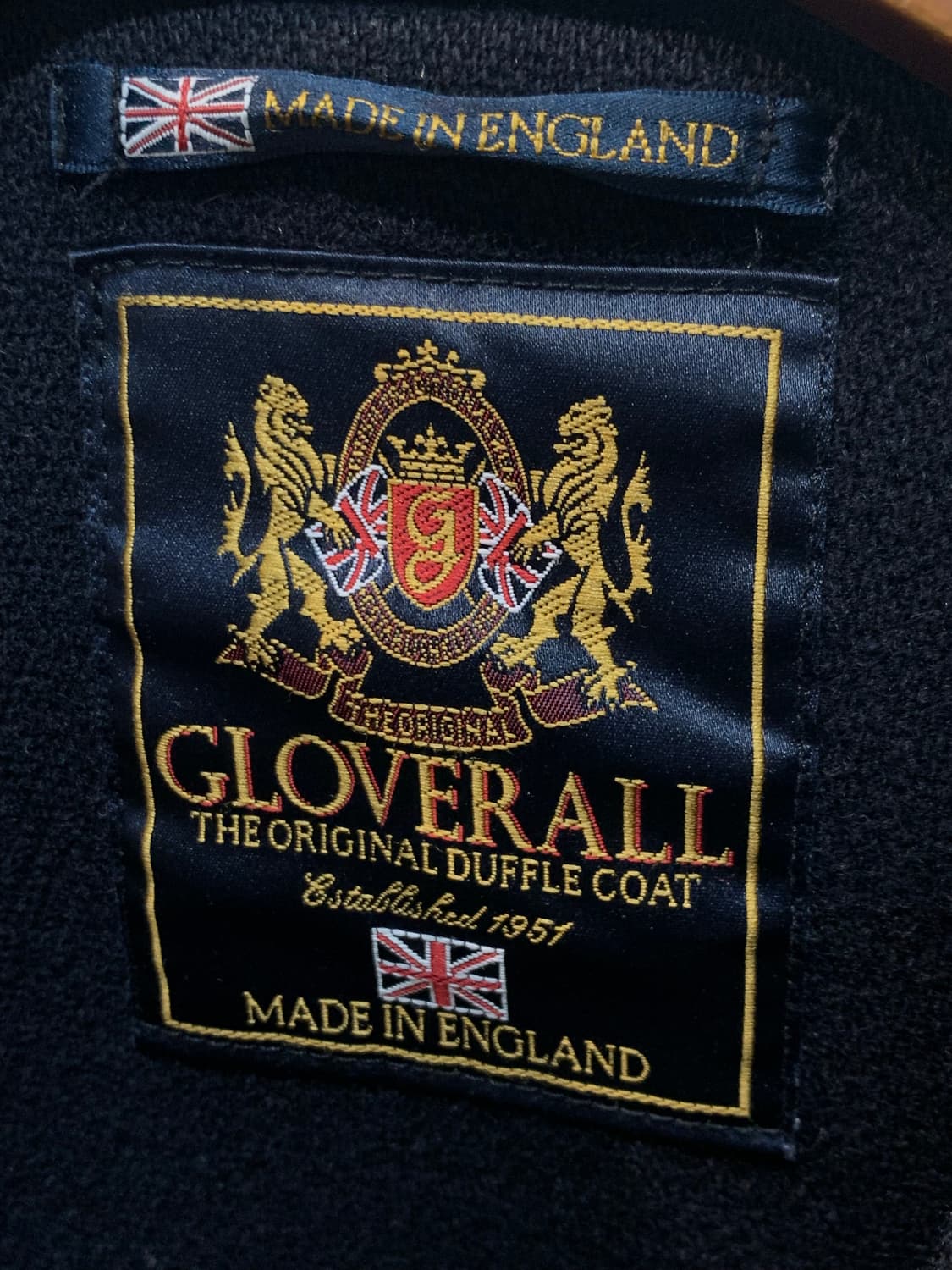 90s 글로버올 컷파일 울 더플코트 킹스턴 상품이미지3
