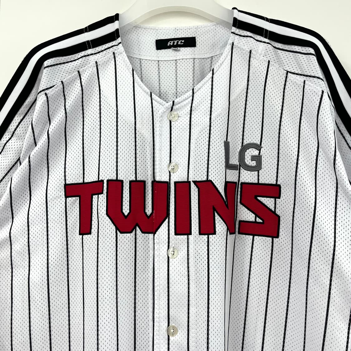 LG트윈스 ATC 오지환 마킹 반팔 홈 유니폼 3XL 상품이미지3