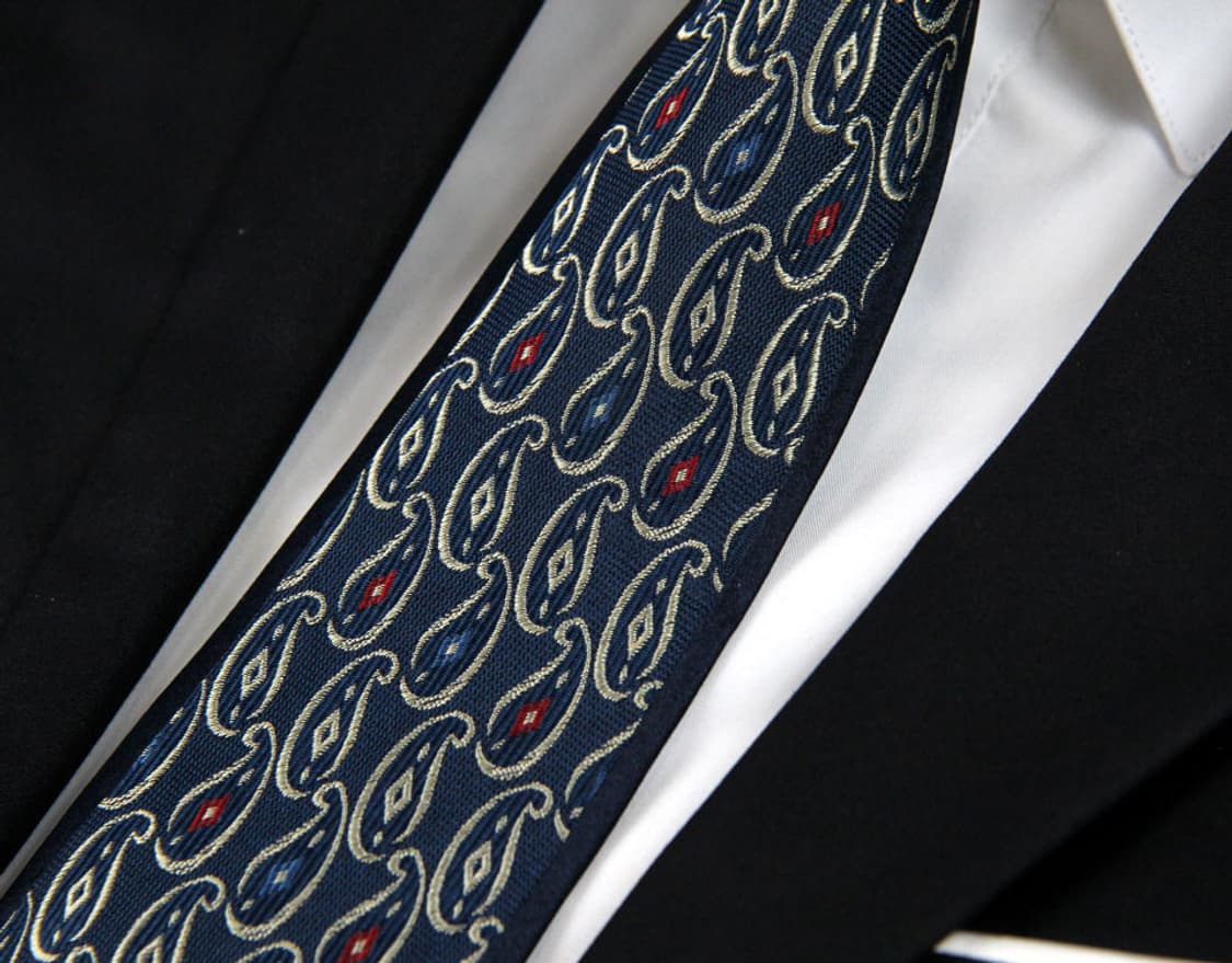밀라숀 9.2cm A+등급 페이즐리 이태리 남자 명품 넥타이 상품이미지5