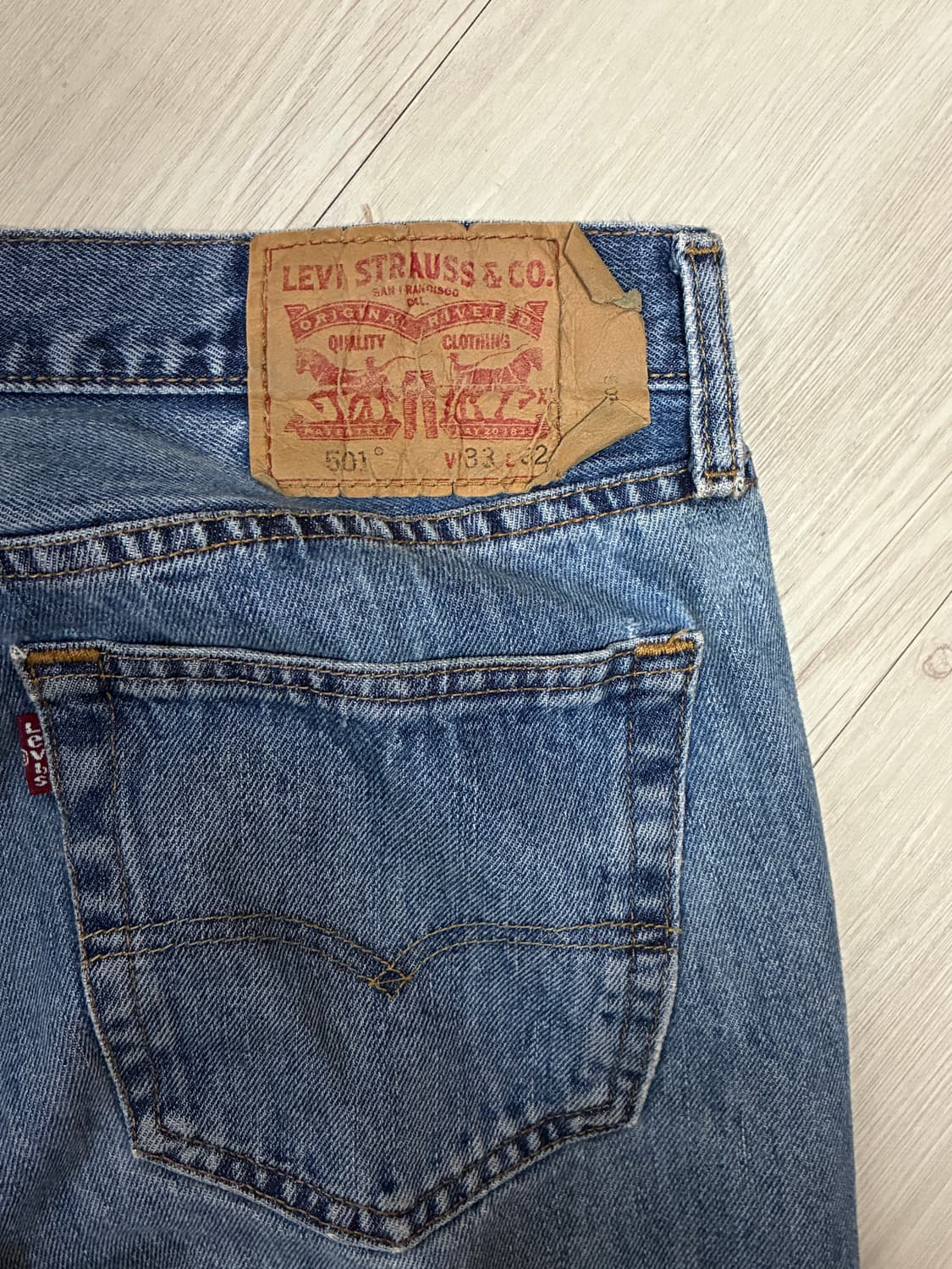 [32x32] 리바이스 501 Straight Fit 00s 상품이미지4