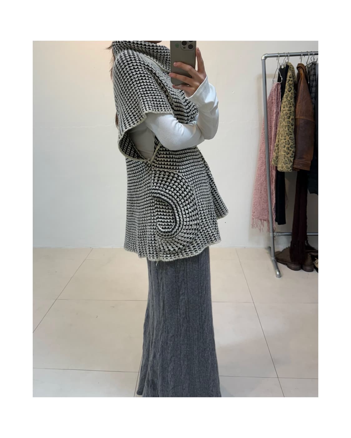 빈티지 레이어드 니트 상품이미지5