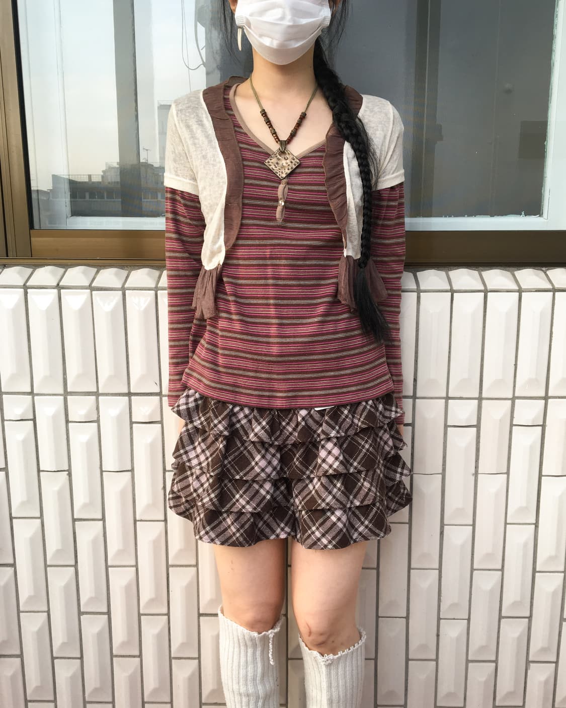 Trimming point open cardigan 상품이미지1