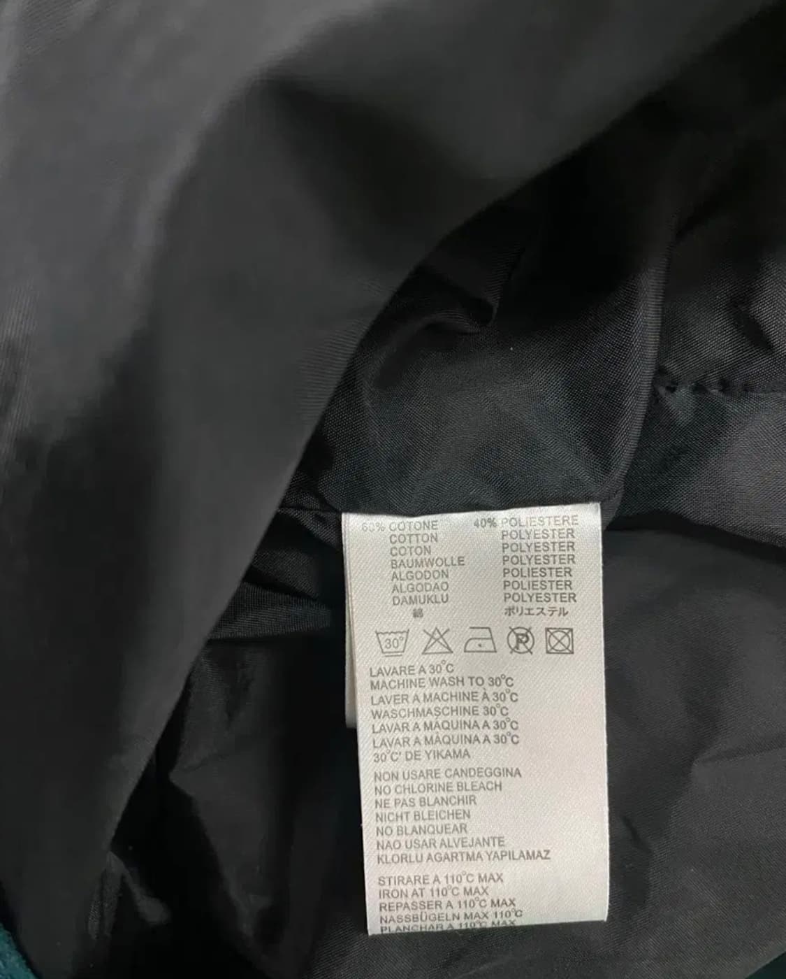 디젤 블루 팬서 새틴 블루종 자켓 L 상품이미지6