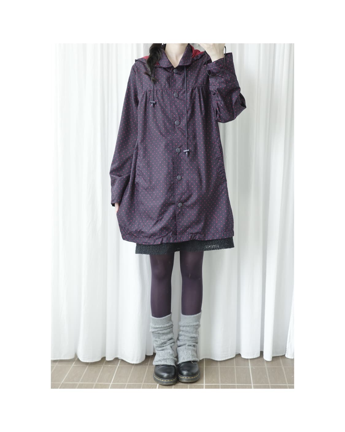 Disney dot round wind-breaker 상품이미지3