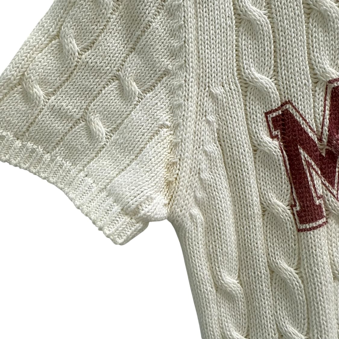 마르디메크르디 화이트 니트 상품이미지5