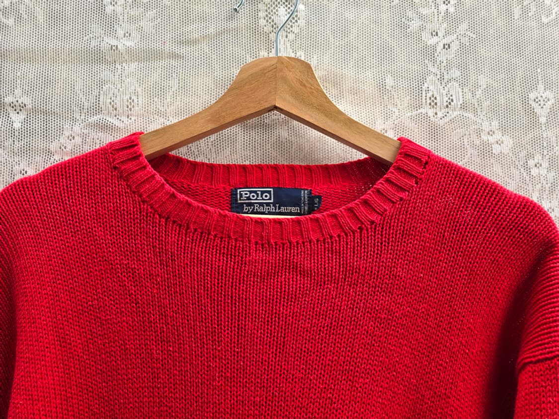 90s 폴로 랄프로렌 코튼 니트 상품이미지2