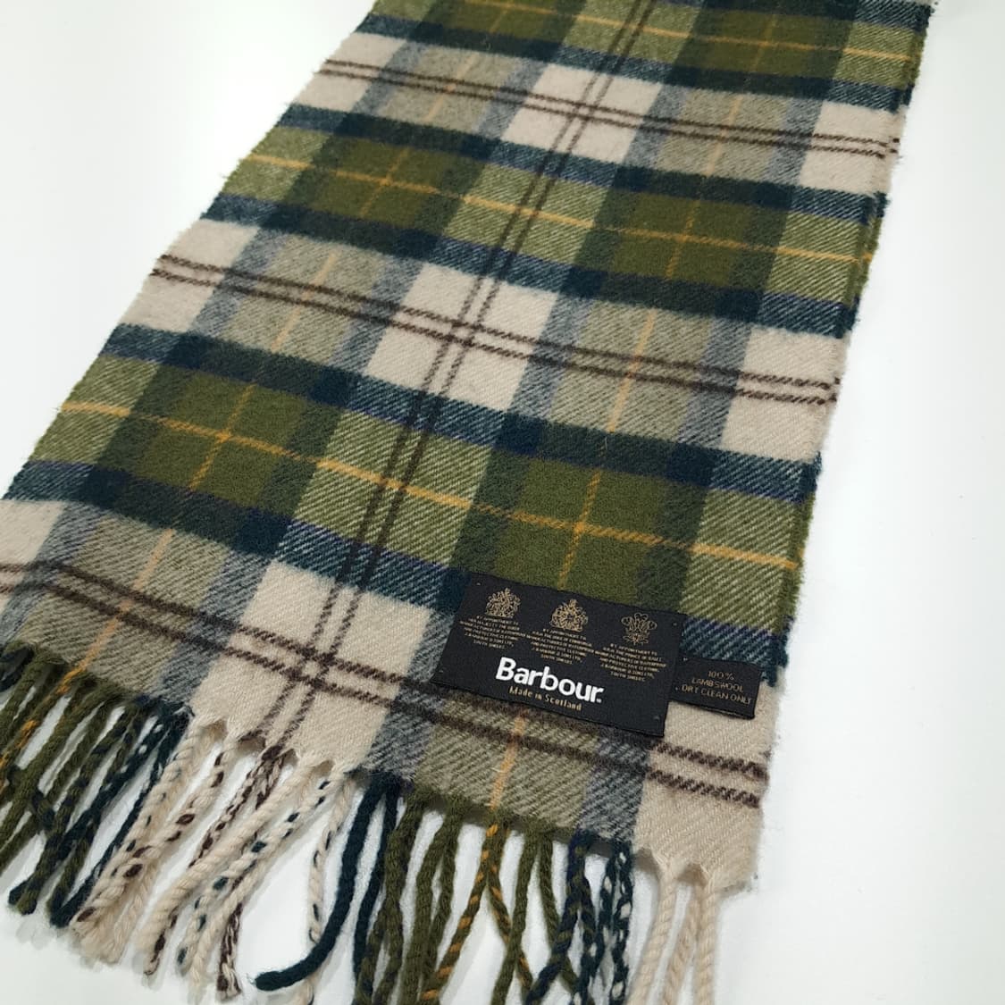 MX557 바버 스코틀랜드판 램스울 클래식타탄 머플러 목도리 상품이미지3