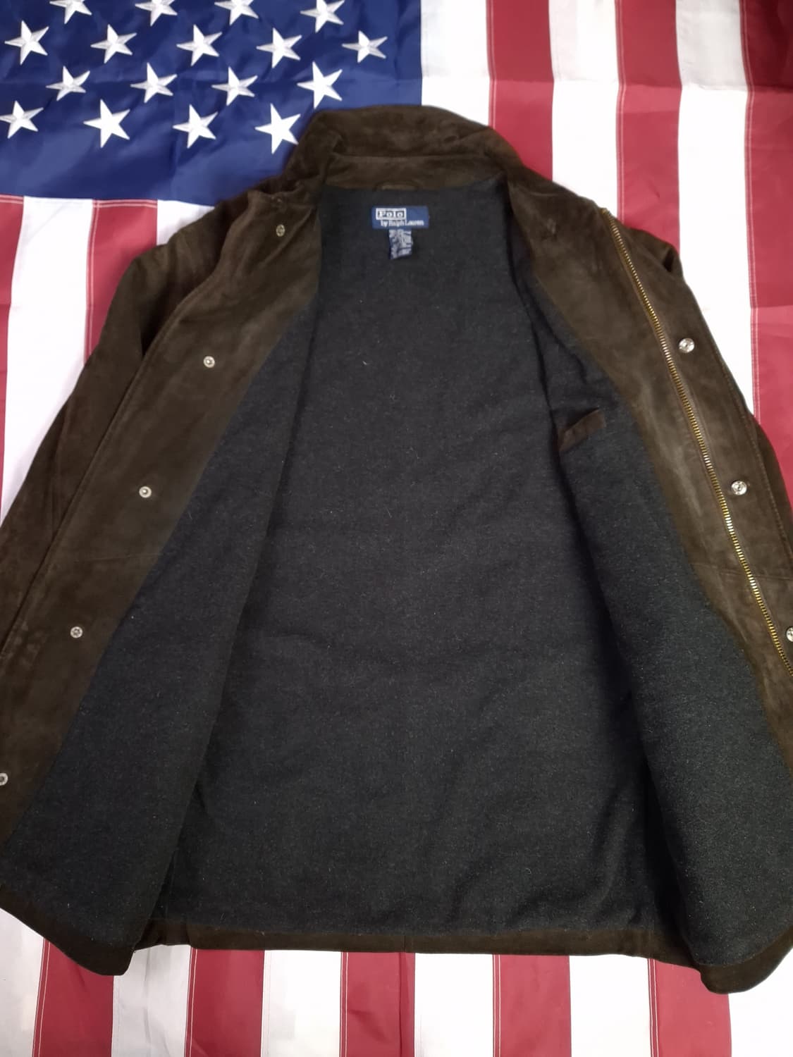 오리지날 랄프로렌폴로 브라운 리얼 스웨이드 자켓 상품이미지9