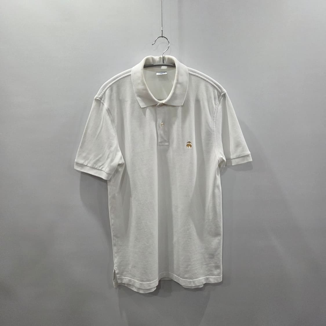 브룩스브라더스 피케 카라 반팔티 화이트 M 상품이미지1