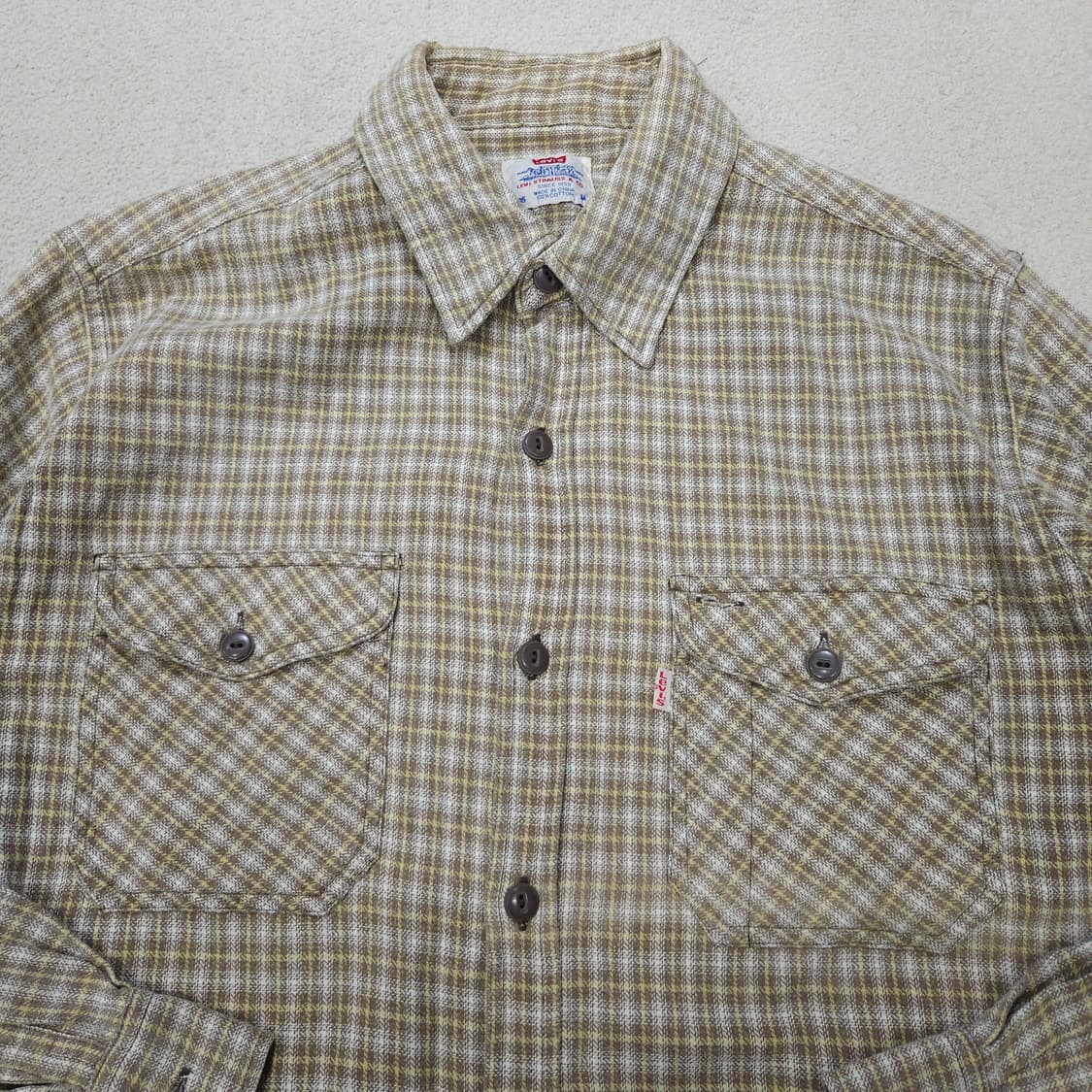 00s 리바이스 체크 셔츠 M 상품이미지3
