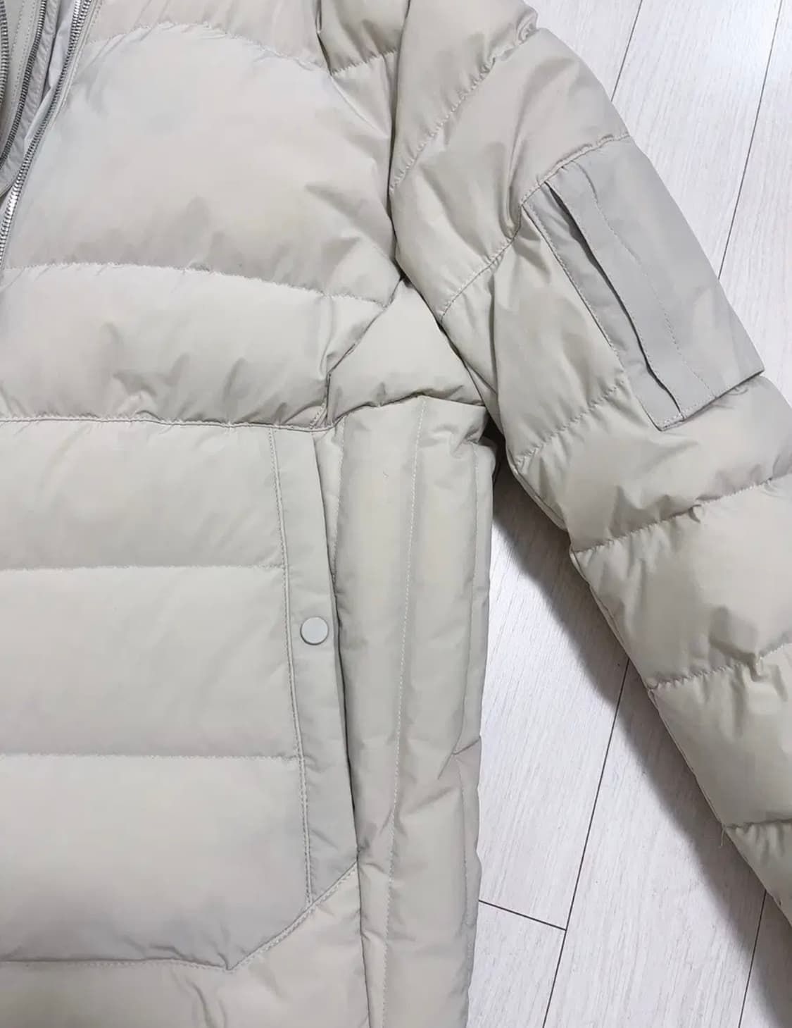 DKNY 투웨이 구스다운 후드 패딩 점퍼 상품이미지6