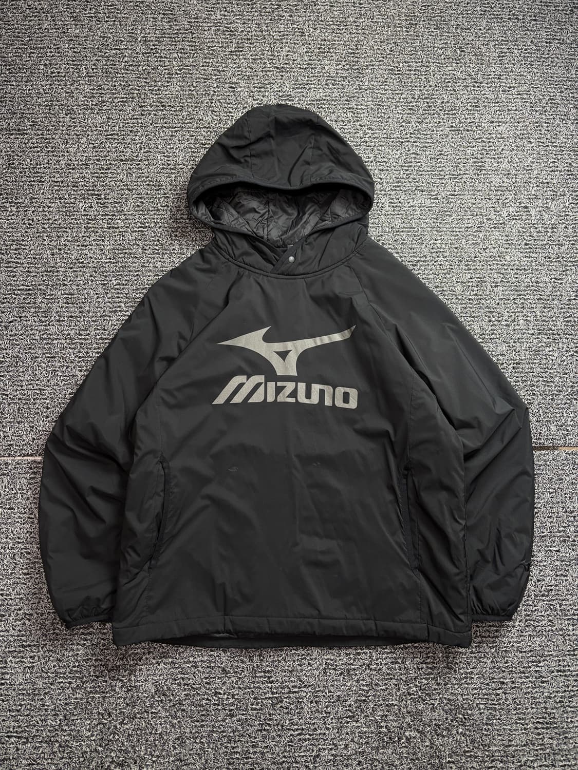 미즈노 빅로고 피스테 빅로고 후디 웜업 점퍼 패딩 2108 상품이미지2