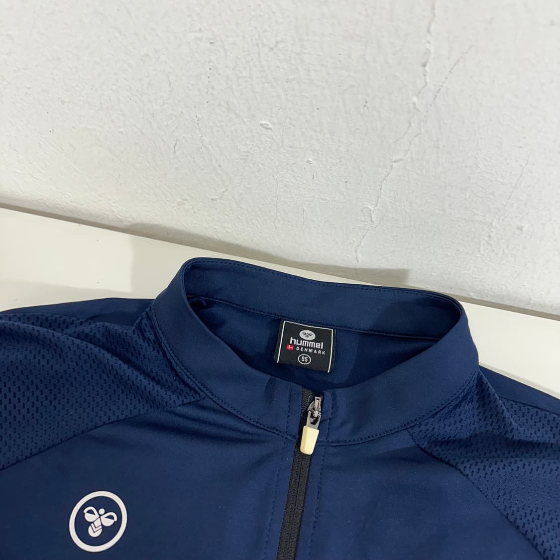 95 험멜 네이비 매쉬배색 트레이닝 집업 상품이미지3