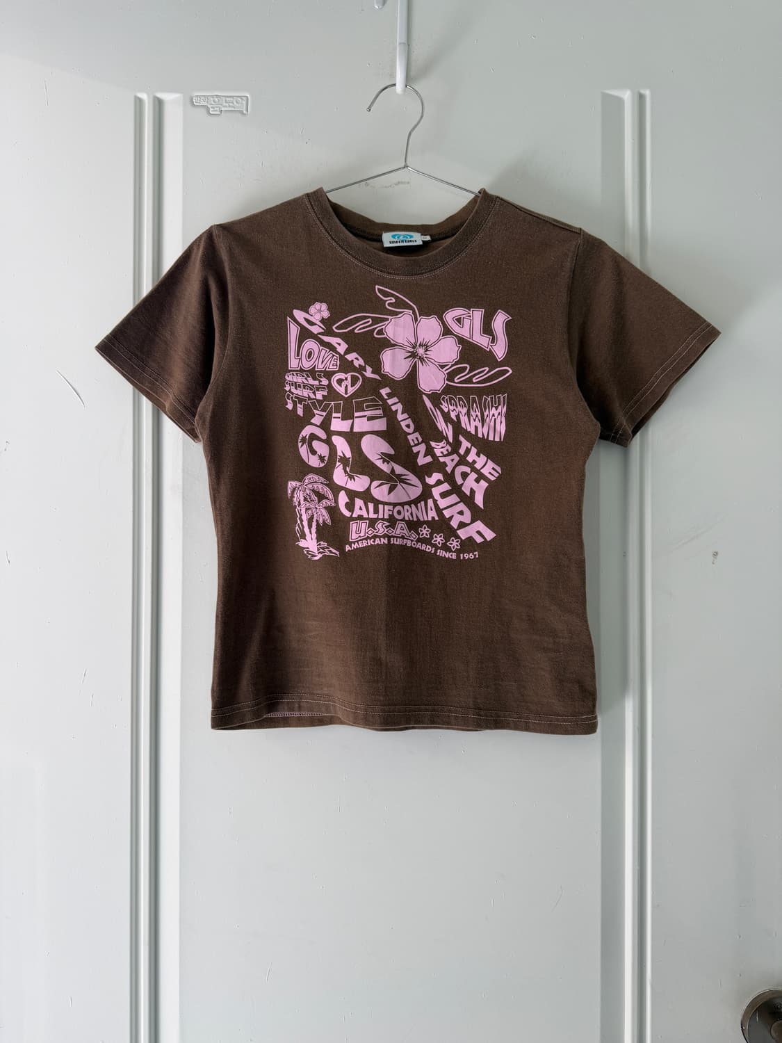 일본빈티지 LINDEN GIRLS 그래픽 숏반팔 상품이미지4