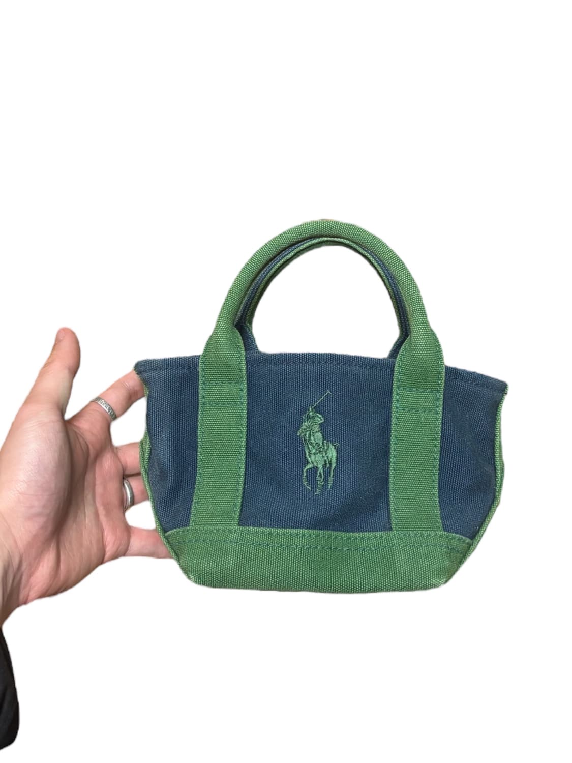 폴로 랄프로렌 캔버스 미니백 토트백 상품이미지4