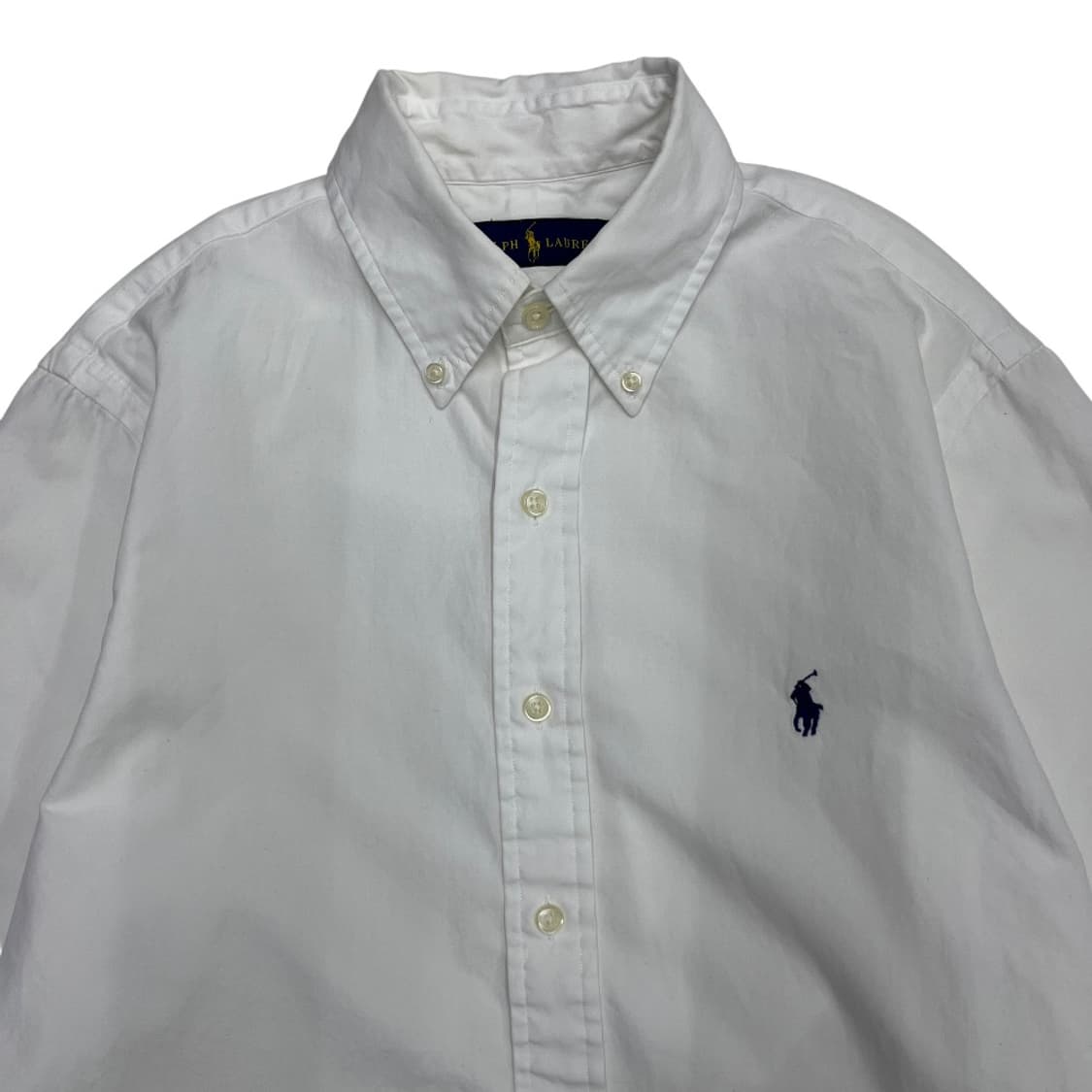 폴로 랄프로렌 네이비포니 화이트 셔츠 S 상품이미지4